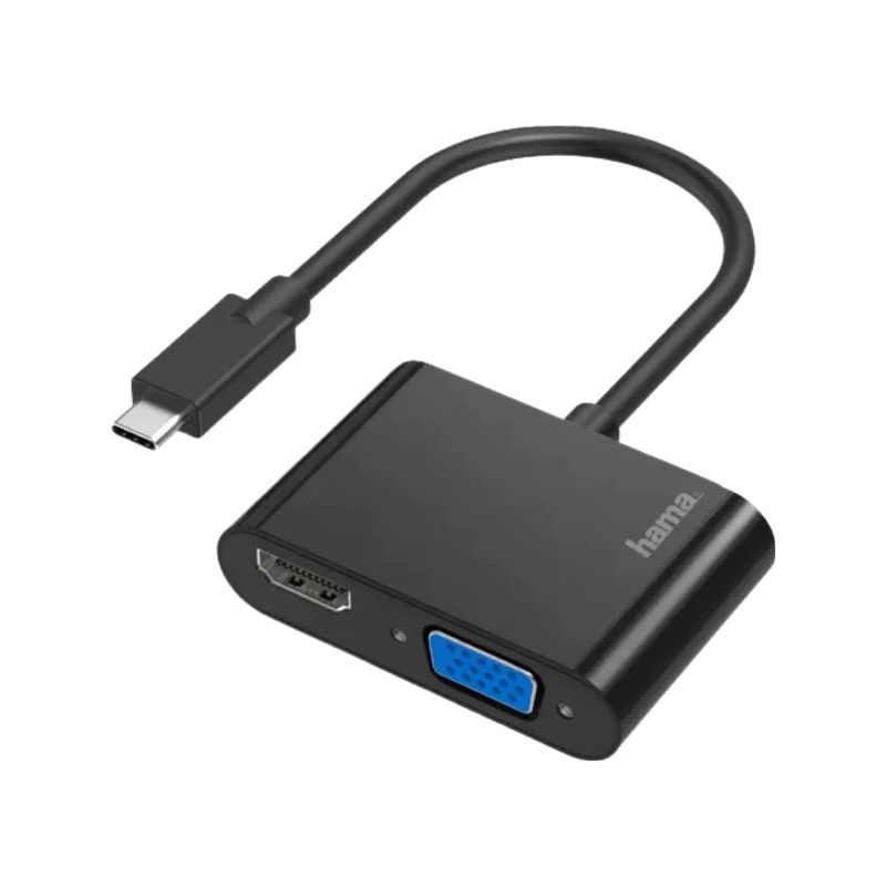مبدل USB-C به HDMI/VGA هاما مدل 200313