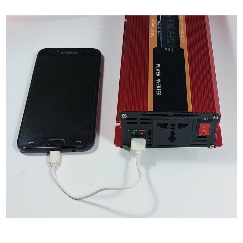 اینورتر ویلیون مدل WE-1000LCD ظرفیت 1000 وات