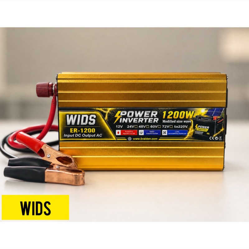مبدل برق خودرو ویدز مدل 12V-TO-220V-1200W