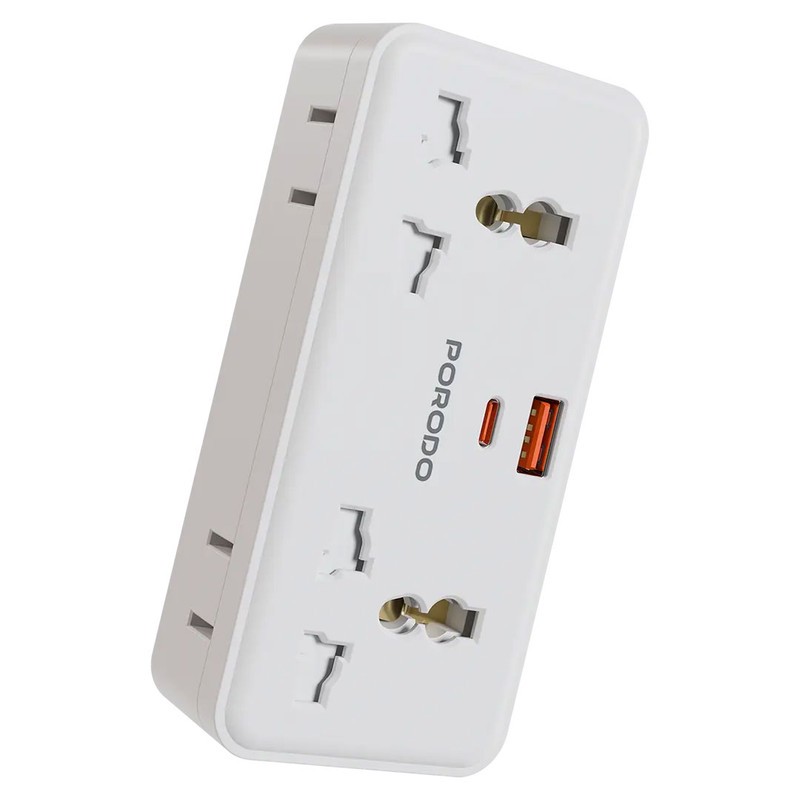 تبدیل دیواری پرودو مدل Plex 1500W Universal Adapter FWCH107