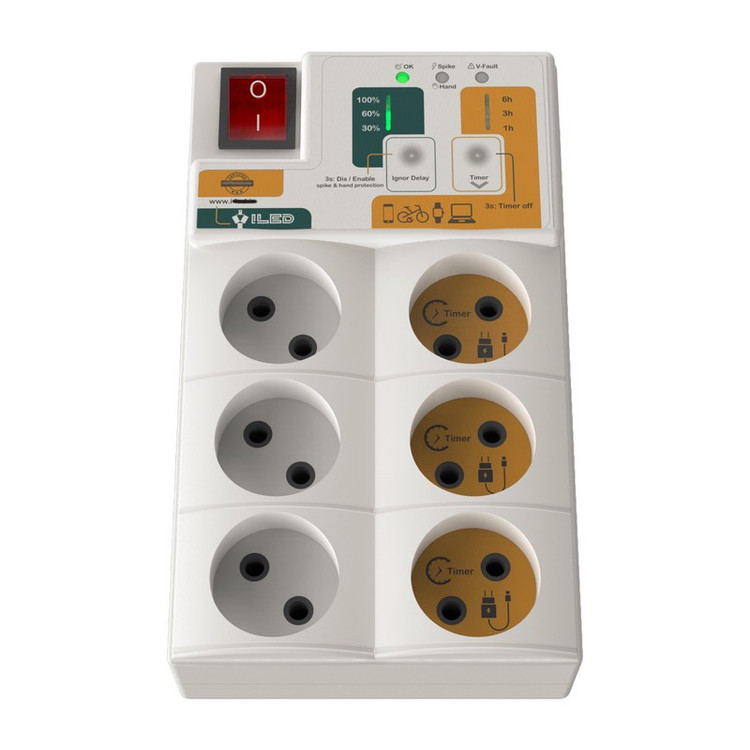 محافظ ولتاژ آی لد مدل هوشمند تایمردار کد X220