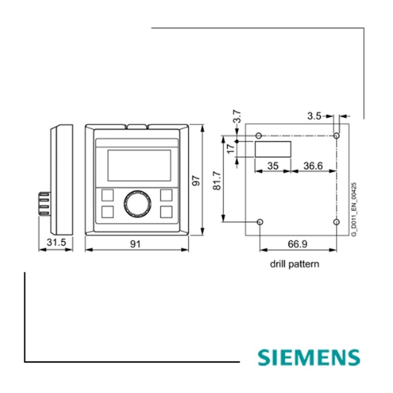 پنل نمایشگر زیمنس مدل 6SL3255-0VA00-4BA1