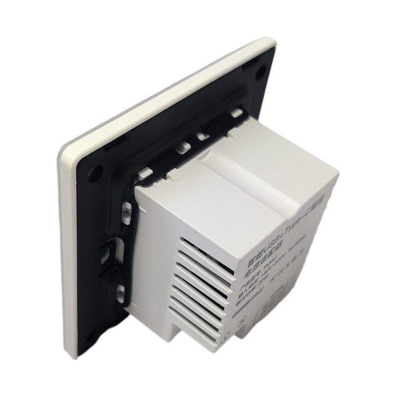 پریز مدل توکار USB-TYPE-C قاب دار