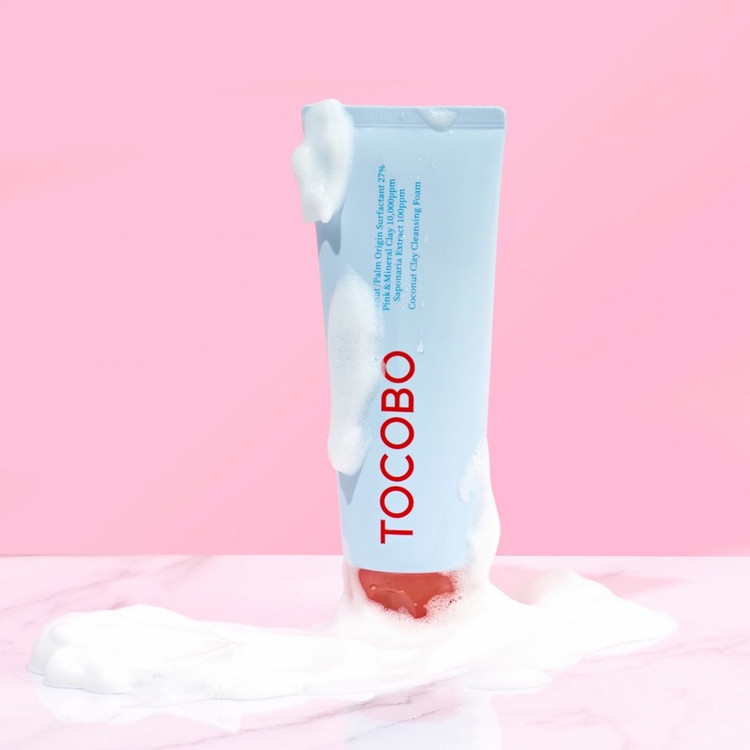 فوم پاک کننده صورت توکوبو مدل coconut clay حجم 150 میلی لیتر