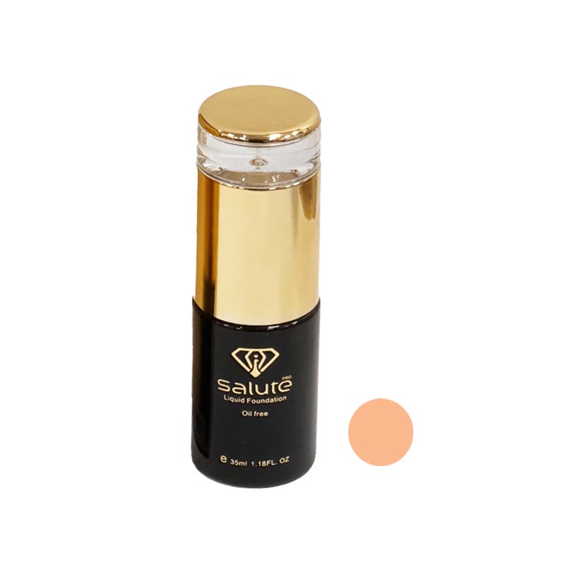 کرم پودر مایع SPF25 سالوته پرو مدل OIL FREE شماره 512 مناسب برای انواع پوست حجم 35 میلیلیتر