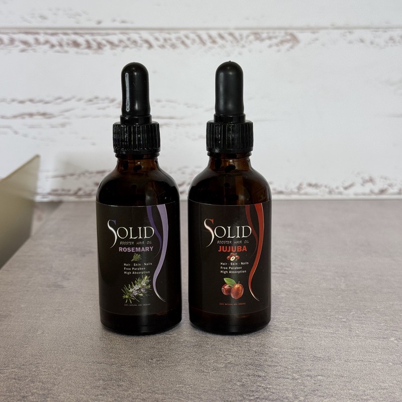 روغن نرمکننده سالید مدل جوجوبا و رزماری مناسب برای انواع مو حجم 100 میلیلیتر مجموعه 2 عددی