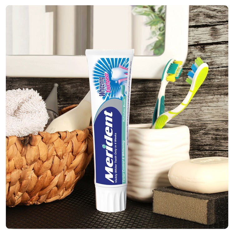 خمیر دندان مریدنت مدل Whitening وزن 130 گرم بسته 3 عددی
