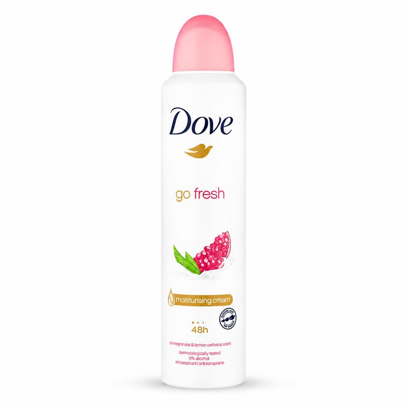 اسپری ضدتعریق زنانه داو مدل Pomegranate 48HR حجم 250 میلیلیتر