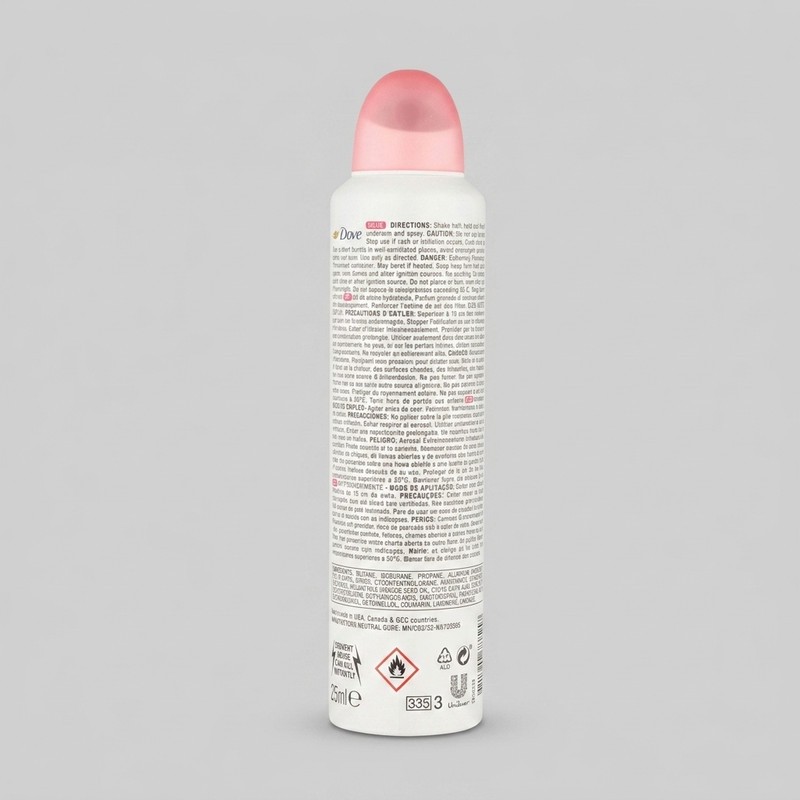 اسپری ضدتعریق زنانه داو مدل Pomegranate 48HR حجم 250 میلیلیتر