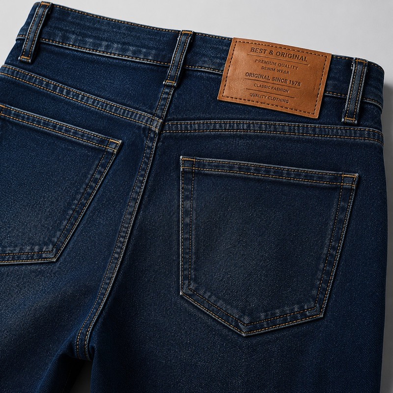 شلوار جین مام فیت مردانه مدل mo232