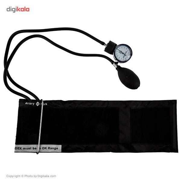 فشارسنج بازویی عقربهای اکیومد مدل KJ-106C با مانومتر بزرگ و خوانا، کاف ضد حساسیت بدون لاتکس، پیچ تخلیه برنجی با روکش ...