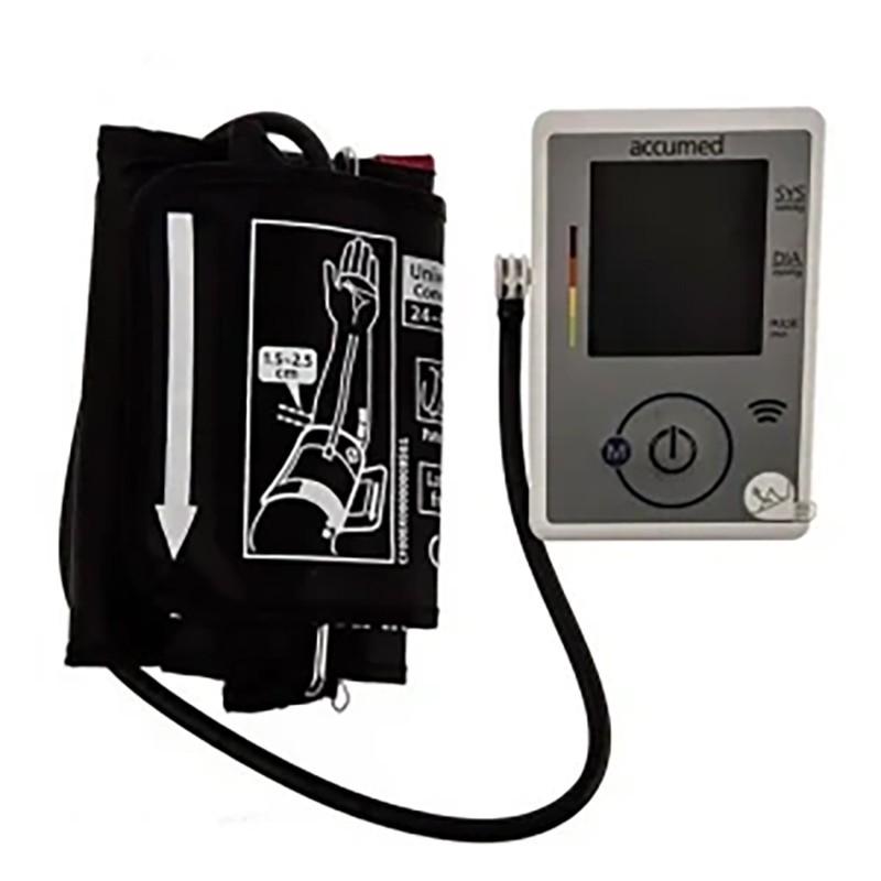 فشارسنج بازویی دیجیتال اکیومد مدل CG-165 با نمایشگر LCD بزرگ، حافظه 90 عددی، محاسبه میانگین 3 نتیجه آخر و اندازهگیری ...