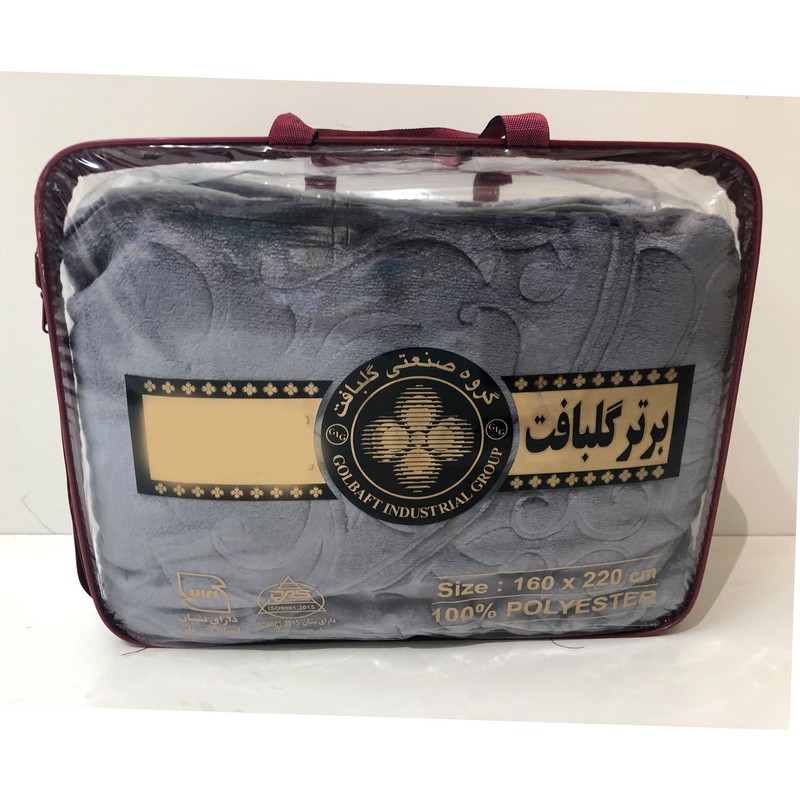 پتو گلبافت مدل برتر گل برجسته سایز 220240 سانتی متر