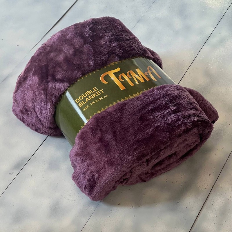 پتو مسافرتی شادیلون مدل TIMA دونفره سایز 220195 سانتی متر
