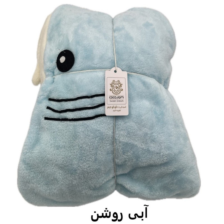 پتو کوکوجم مدل کوسه ای کد 3 سایز 75200 سانتی متر