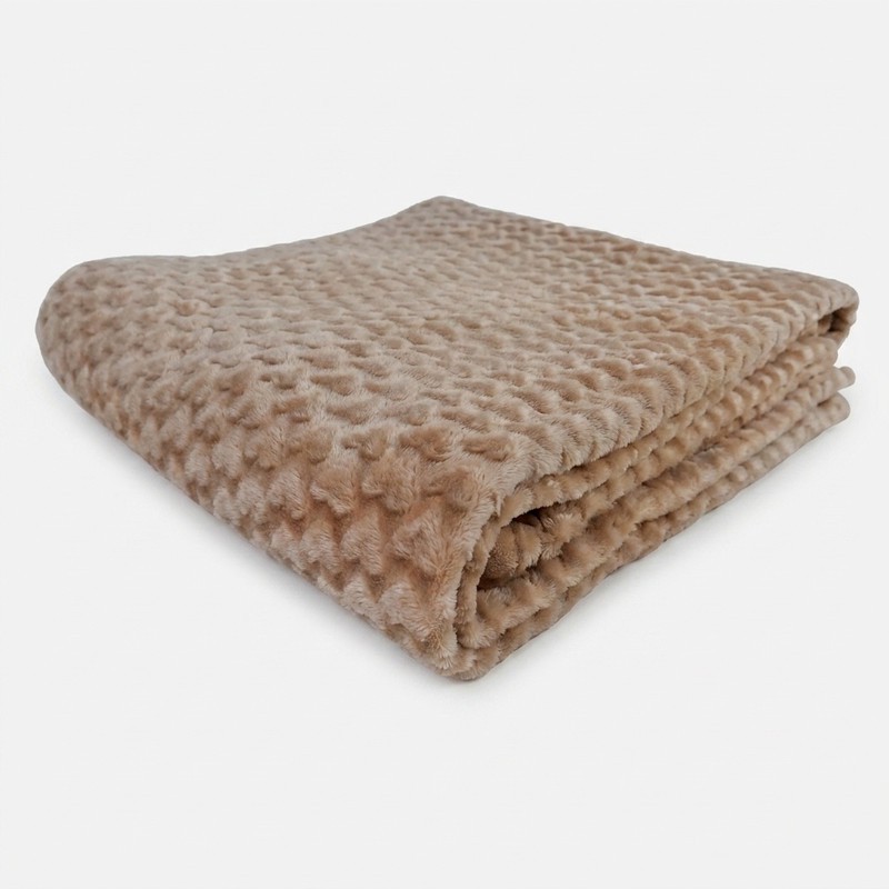 پتو مسافرتی گلبافت مدل ژله ای طرح قلب سایز 210x145 سانتی متر