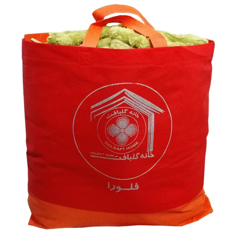 پتو مسافرتی گلبافت مدل ژله ای طرح قلب سایز 210x145 سانتی متر