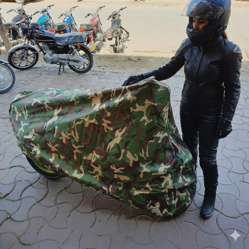چادر موتور سیکلت ساکا مدل شمعی مناسب برای پالس NS200