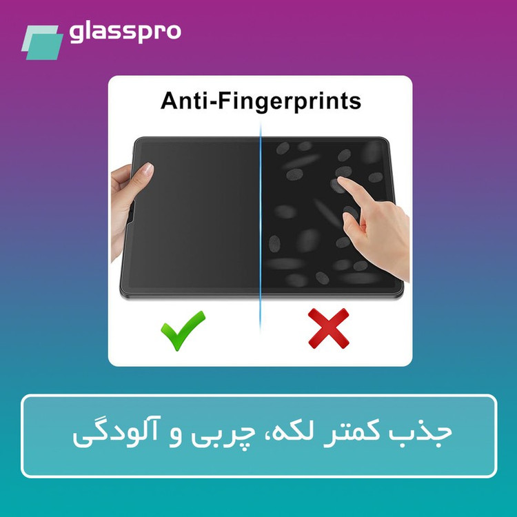 محافظ صفحه نمایش مات گلس پرو مدل Resistant مناسب برای گوشی موبایل اچ ام دی Pulse Plus