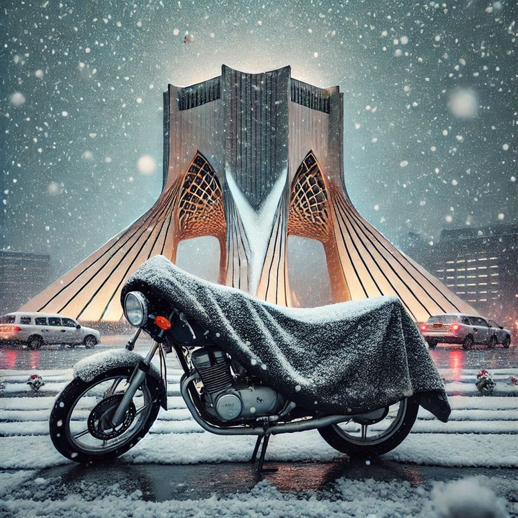 چادر موتور سیکلت ساکا مدل شمعی مناسب برای باکسر
