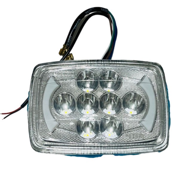 چراغ جلو بلوری ال ای دی موتور سیکلت وارون مدل 8 لنزه کد W-26-SMD-CC مناسب برای هوندا