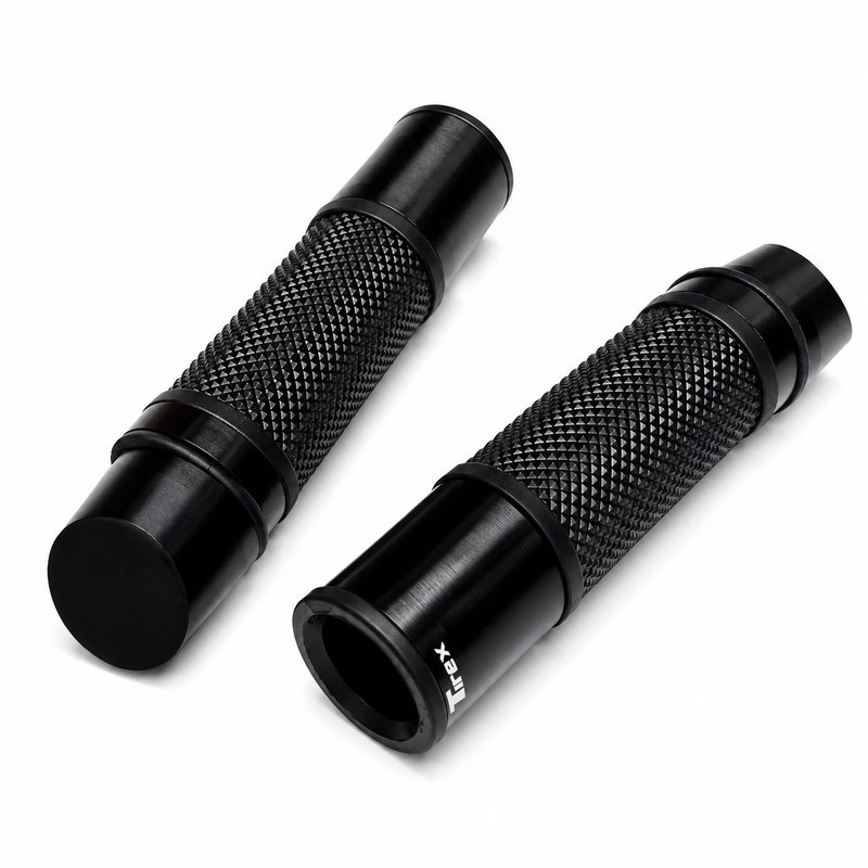 دسته گاز و فرمان اسپورت موتور سیکلت وارون مدل ماتیکی طرح BLK کد W-107 بسته 2 عددی
