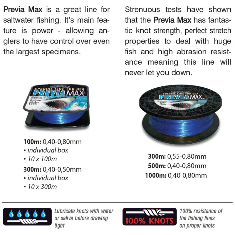 نخ ماهیگیری بالساکس مدل Previa Max سایز 0.60 میلی متر