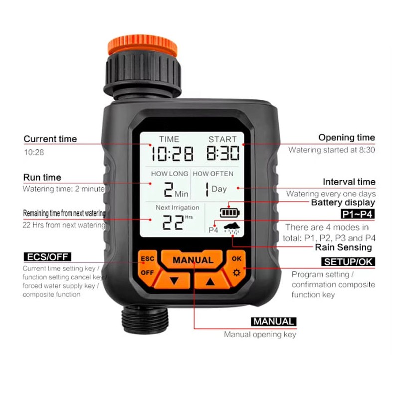 تایمر آبیاری مدل FJKM006C-R