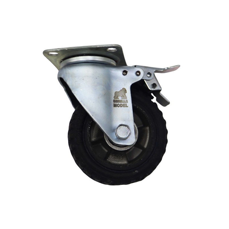 چرخ کفیدار گوریلا مدل ترمز دار کد YPT-GARDAN-11533MM