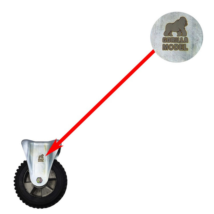 چرخ کفیدار مدل گوریلا کد YP-SABET-FELEZI-20045MM