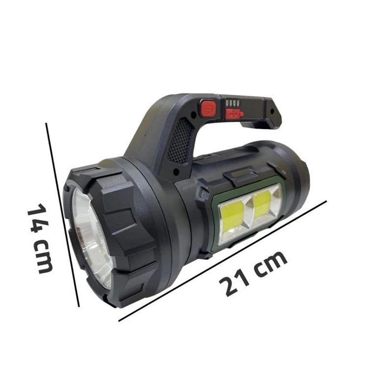چراغ اضطراری چند منظوره با نور LED قدرتمند و شارژ سریع Type-C مناسب کمپینگ کد 2302