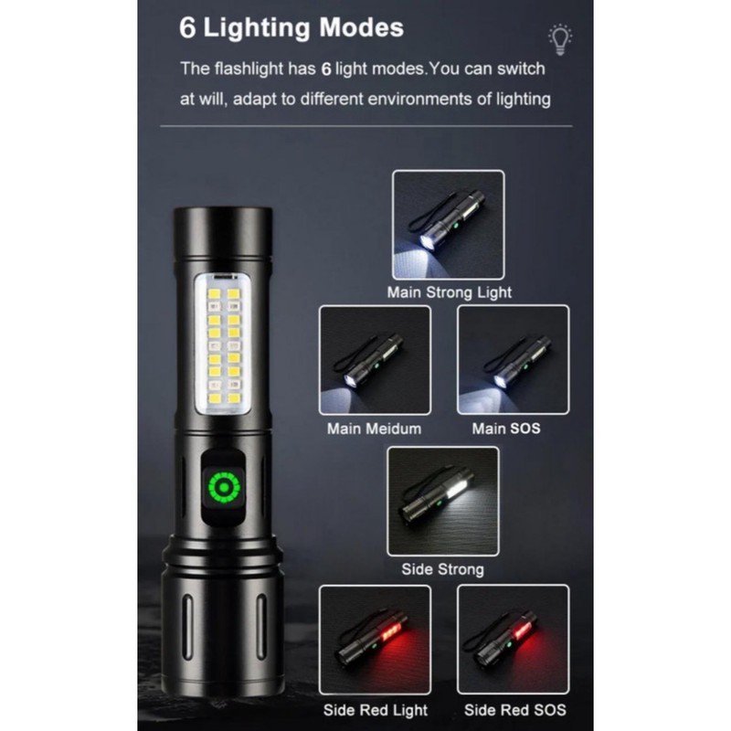 چراغ قوه دستی مدل Light با نور مهتابی