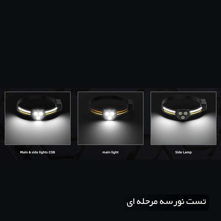 چراغ قوه پیشانی مدل SMART کد 2146