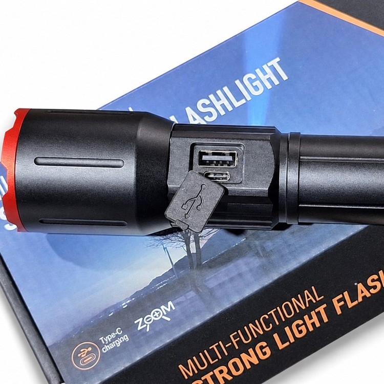 چراغ قوه مدل MULTI-FUNCTIONAL با نور چند رنگ