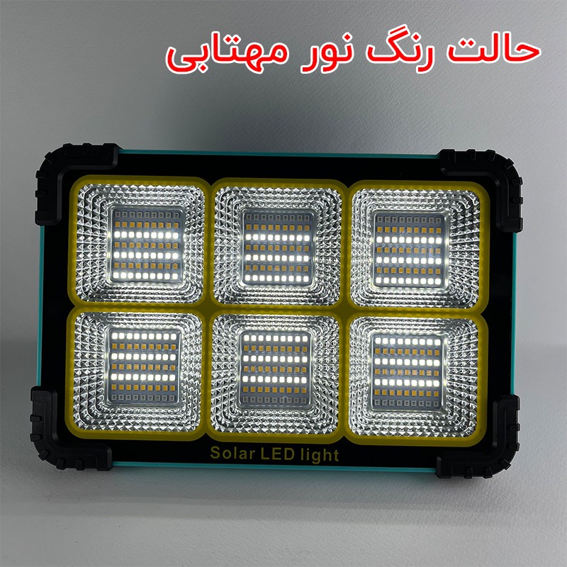 چراغ کمپینگ مدل شارژی خورشیدی 6 کانال