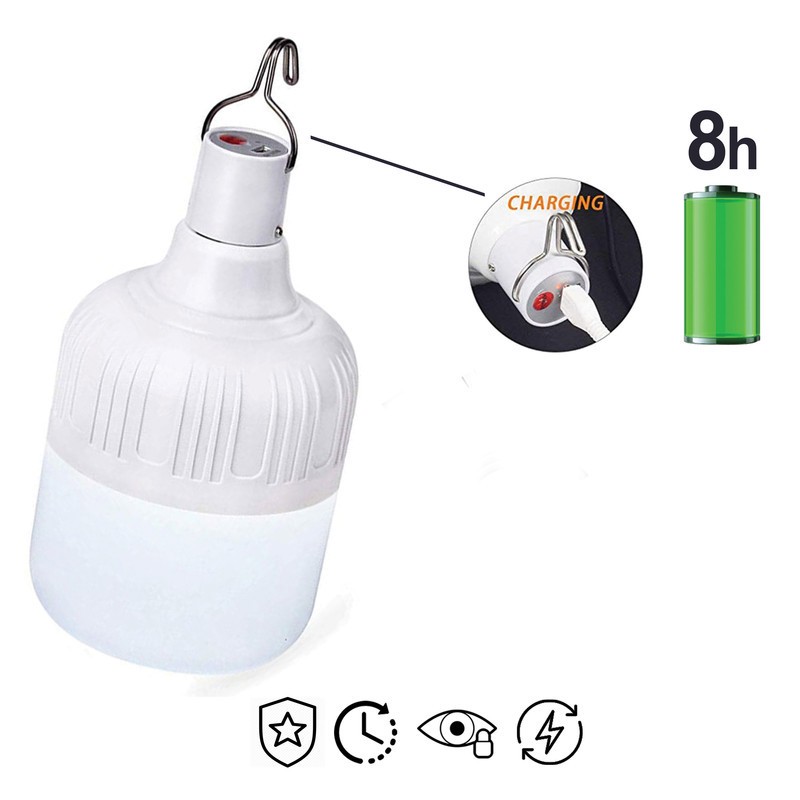 چراغ اضطراری مدل شارژی کد led-bulb-150W