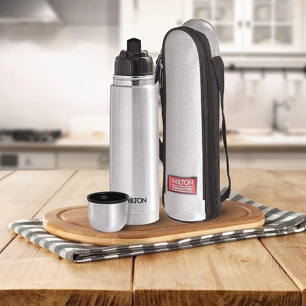 فلاسک میلتون مدل AM-1424 گنجایش 0.35 لیتر به همراه کاور