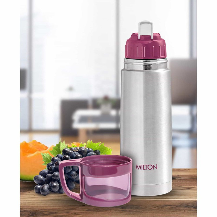 فلاسک میلتون مدل Glassy 1000 گنجایش 1 لیتر به همراه کاور