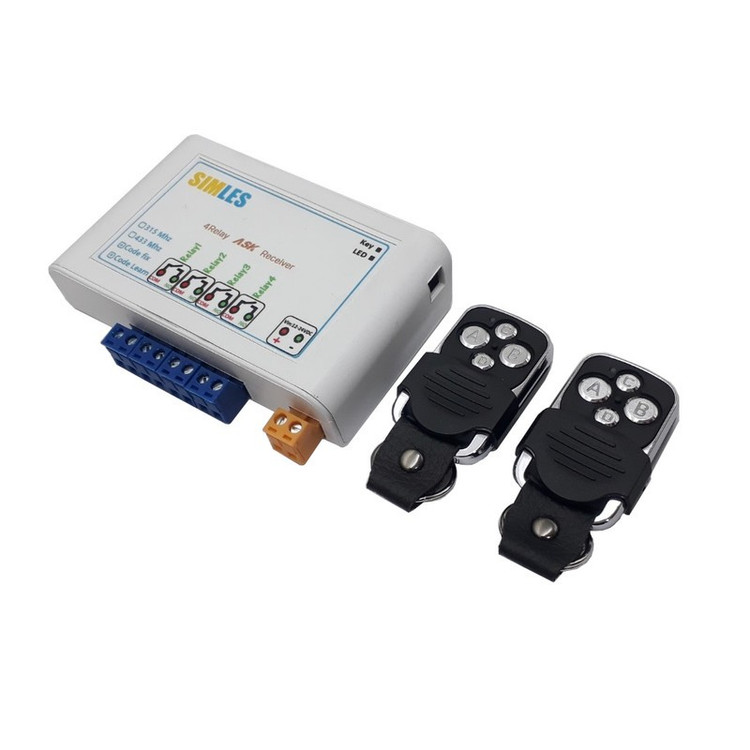 ریموت و گیرنده 4 رله سیملس مدل PN1467