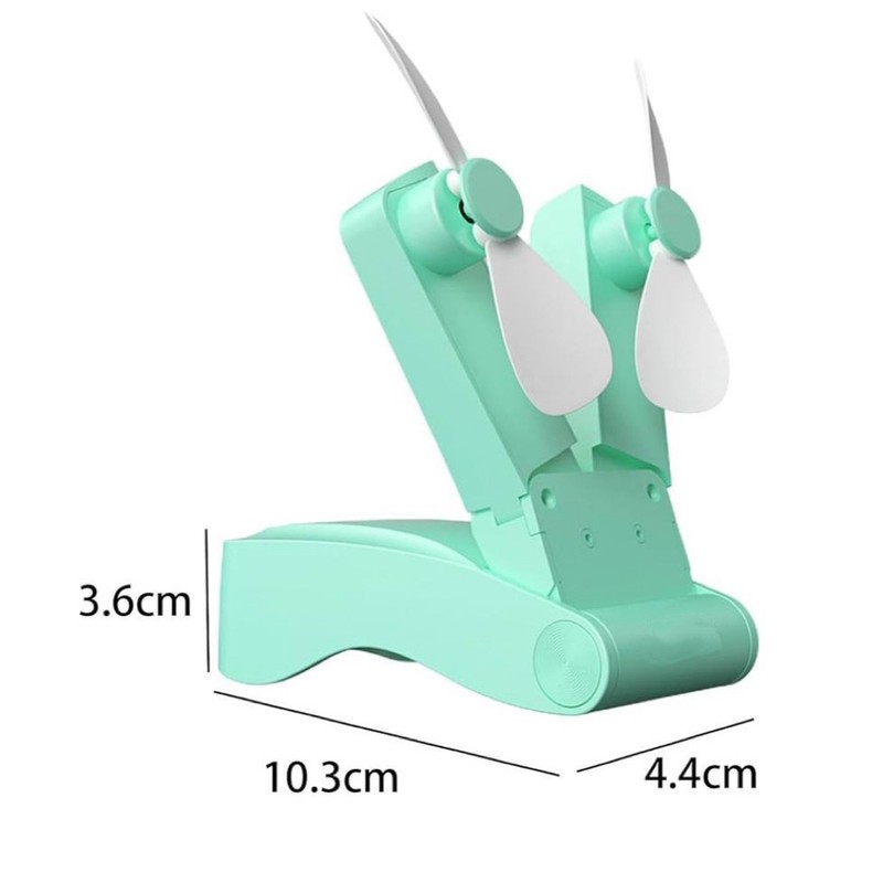 پنکه رومیزی مدل دو فن Folded کد 02 ظرفیت 500 میلی آمپر ساعت