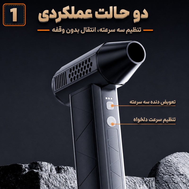 دستگاه دمنده جت فن و جارو شارژی 160 وات 130000 دور در دقیقه سویتو مدل ST-8113