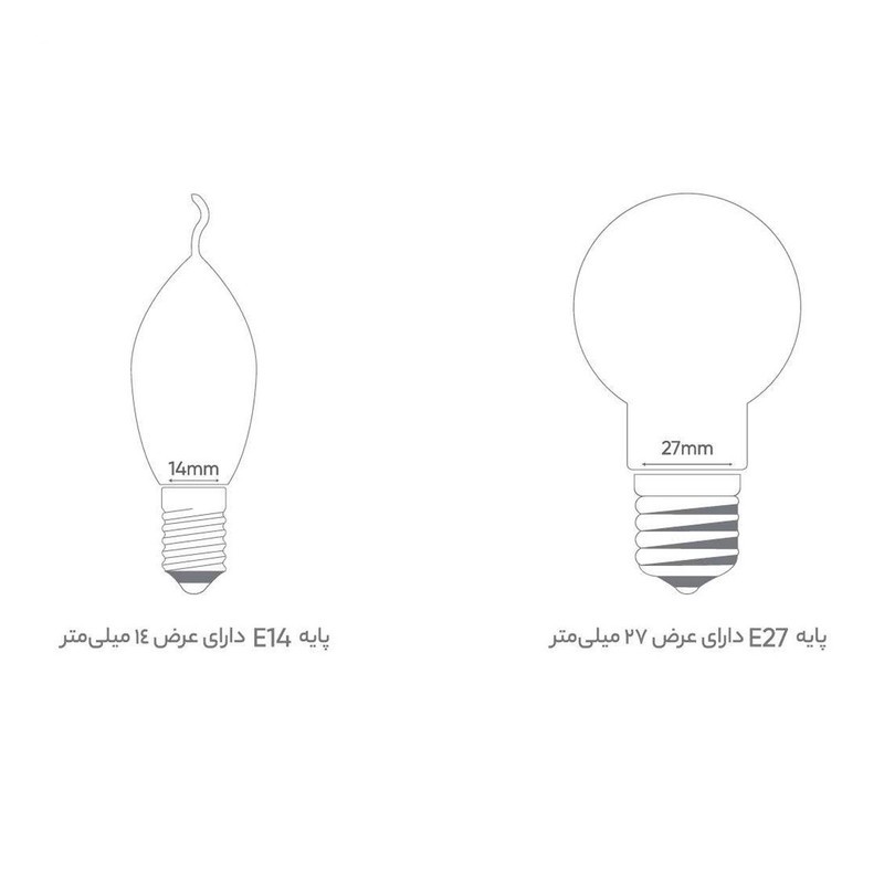 لامپ LED بروکس 10 وات مدل A60 پایه E27 بسته 10 عددی