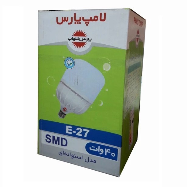 لامپ اس ام دی 40 وات پارس شهاب مدل Cylindrical پایه E27