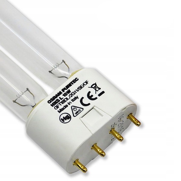 لامپ یووی سی 18 وات اسرام مدل PURITEC-HNS-L18W-UVC پایه 2G11