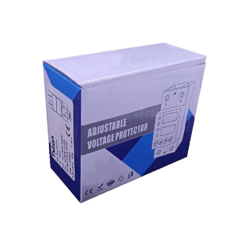 محافظ کنترل ولتاژ و آمپر برق ورودی تکستن مدل 40A تکفاز