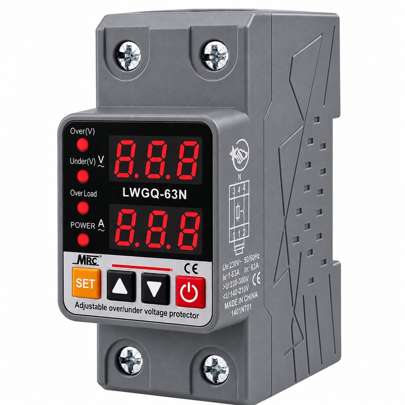 محافظ ولتاژ و جریان هه ساره مدل LWGQ-63N