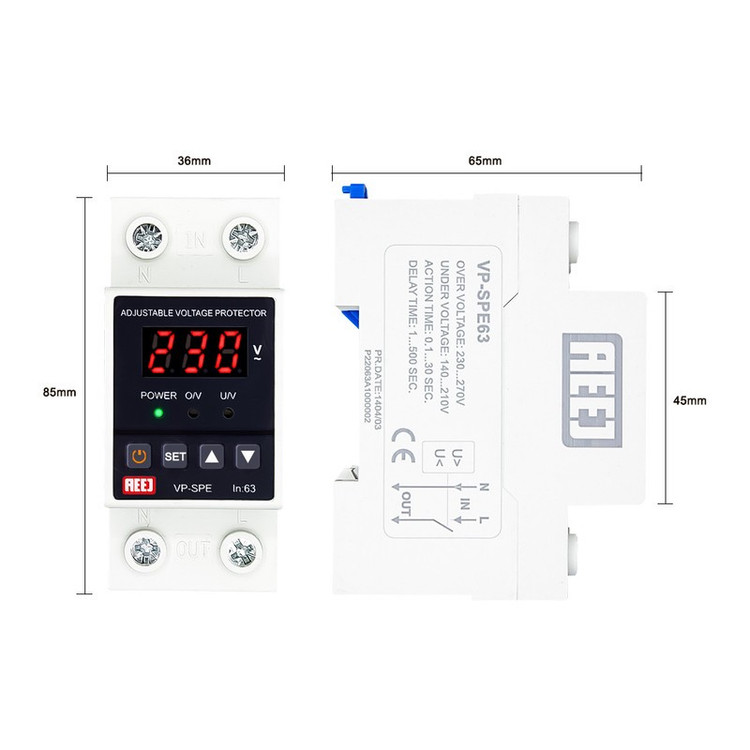 محافظ ولتاژ آییژ مدل VP-SPE