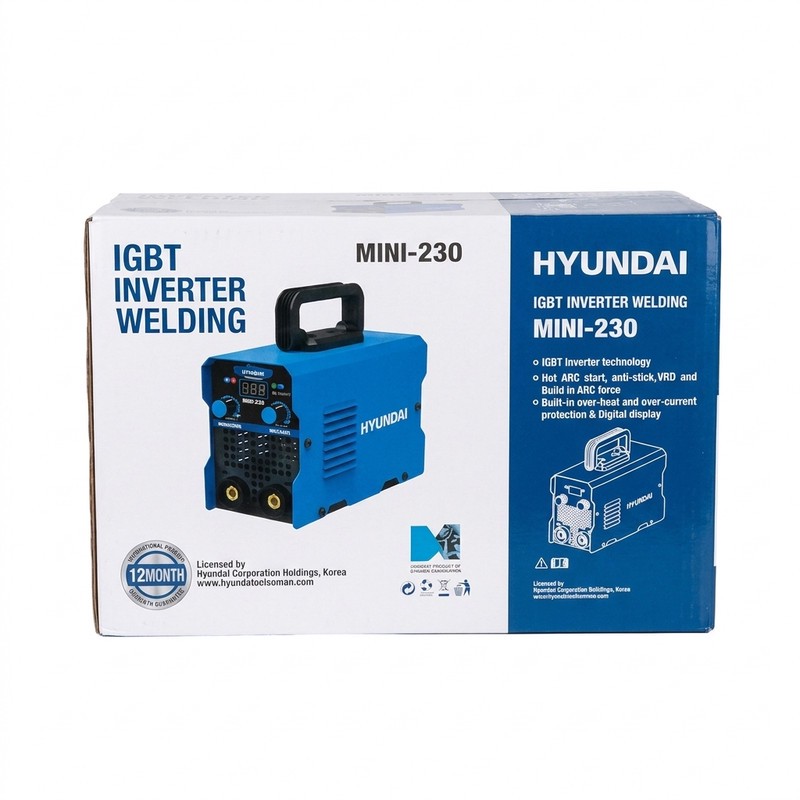 دستگاه جوش 230 آمپر هیوندای مدل MINI-230