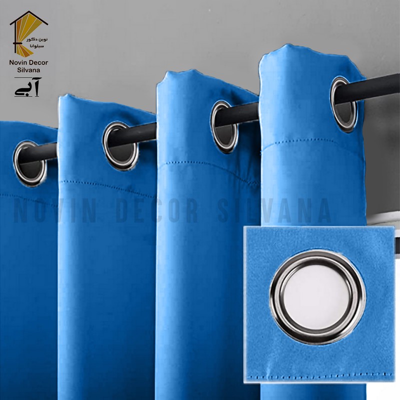 پرده نوین دکور سیلوانا مدل کتان کد 230 1 سایز 230 140 سانتی متر