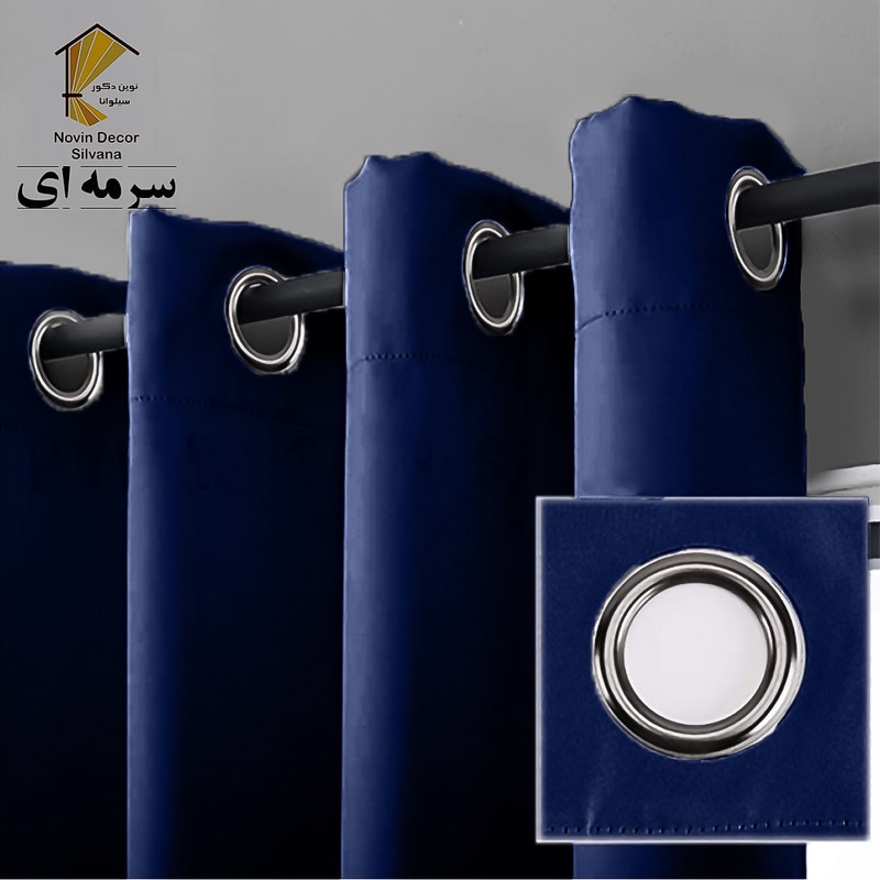 پرده نوین دکور سیلوانا مدل کتان NY31 سایز 280x140 سانتیمتر